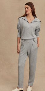 The Rolled Cuff Pant 25” - Mid Blue Marl