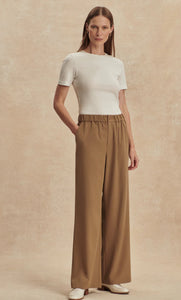 Kayson Wide Leg Pant 29.5” - Taupe Stone