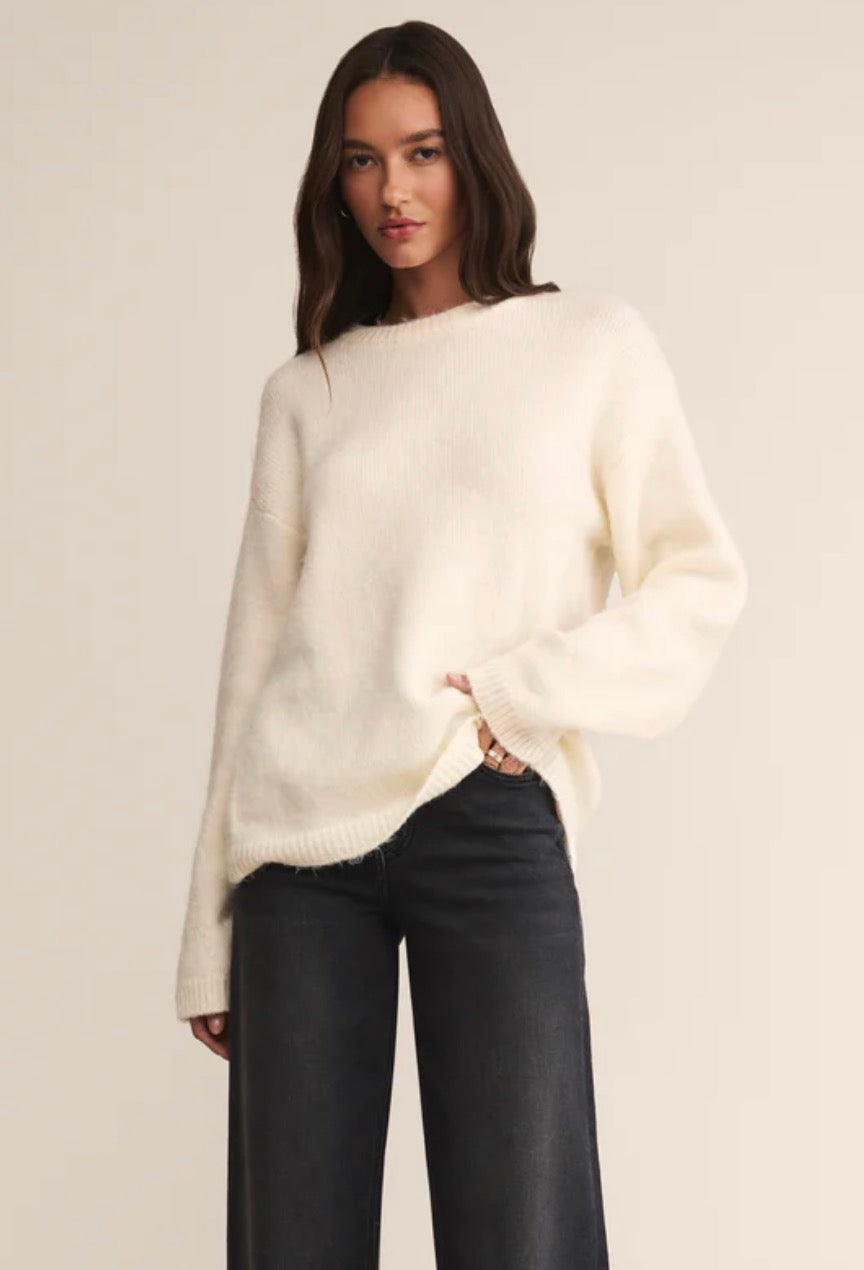 Snowed In Sweater - Warm White