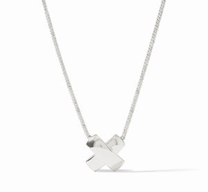 Catalina X Delicate Necklace-Silver