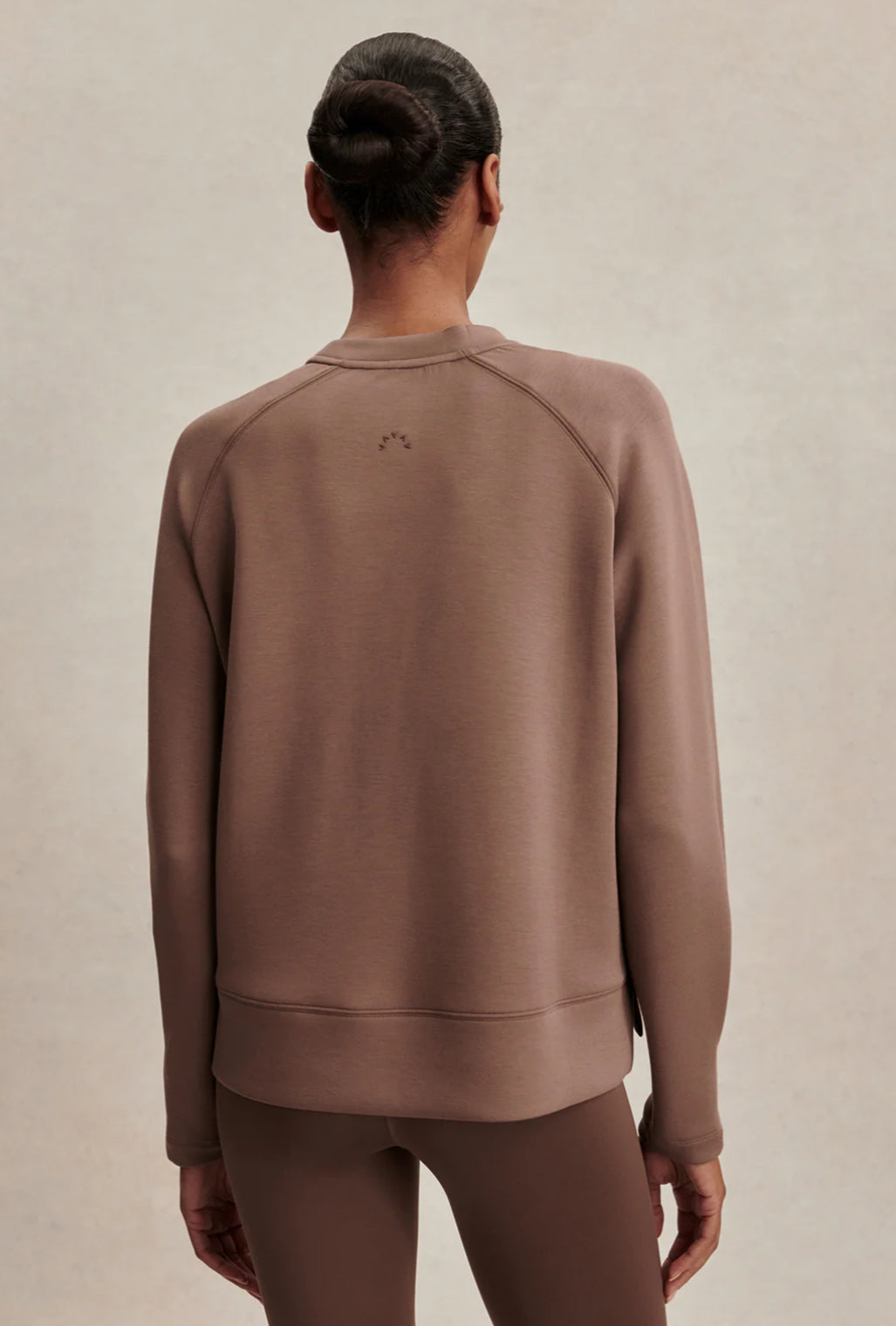 Zosia Crew-Neck Sweat - Coffee Quartz