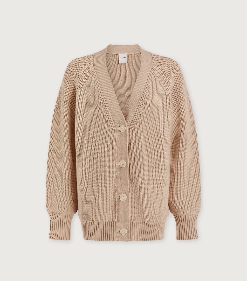 Sitges Longline Cardigan - Cement