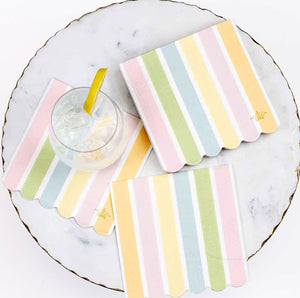 Candy Stripe Cocktail Napkins