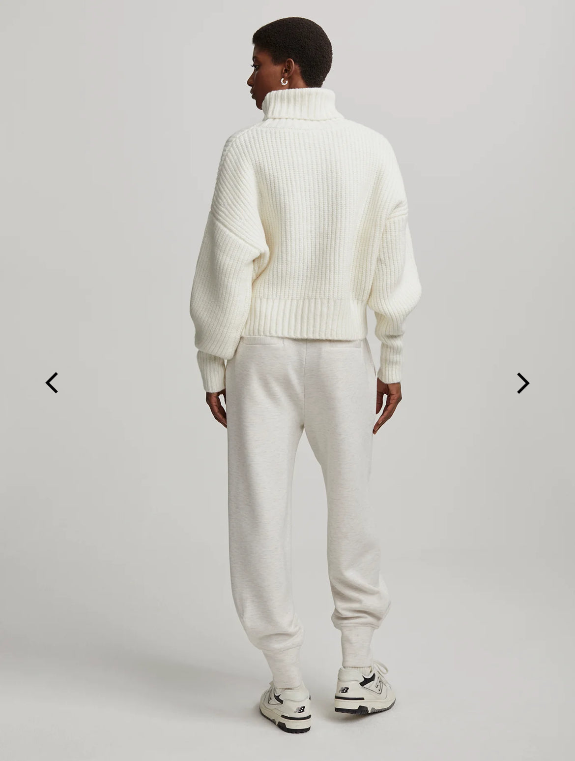 Rogan Cropped Knit - Egret