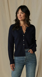 Marianna Cardigan Top in Navy