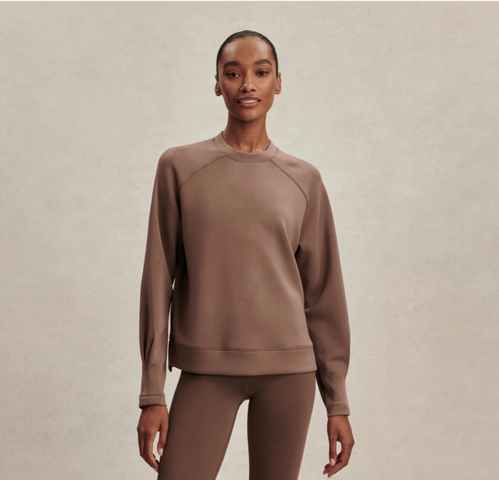 Zosia Crew-Neck Sweat - Coffee Quartz