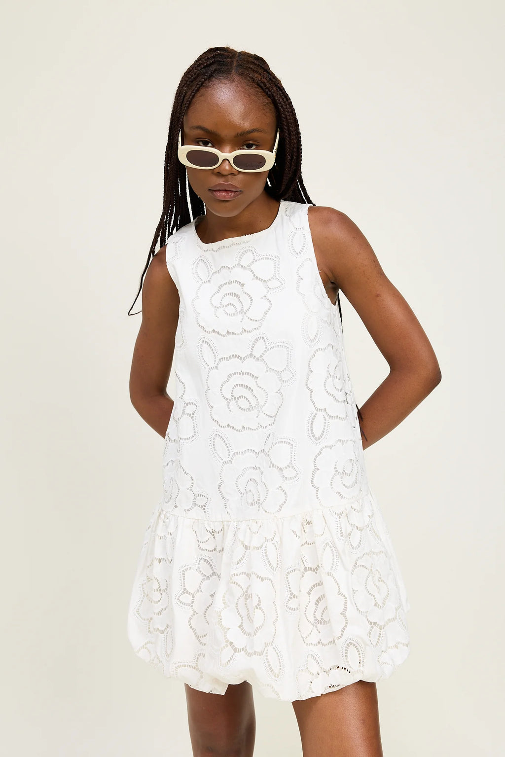 Chloe Bubble Hem Mini Dress
