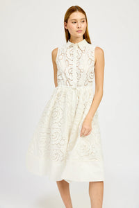 Chloe Belted Midi Dress