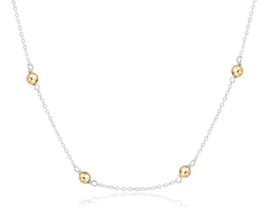 Simplicity Chain Necklace - Mixed Metal