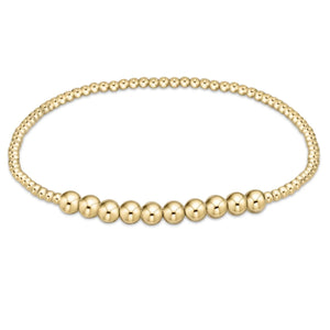 Beaded Bliss Bracelet - Gold