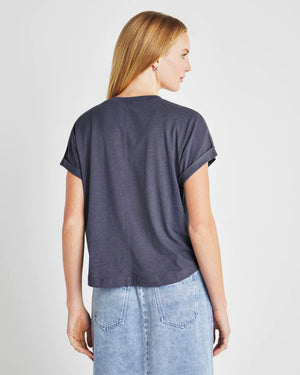 Skye Short Sleeve - Ash Navy