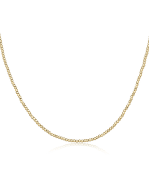 Classic Beaded Necklace - Gold