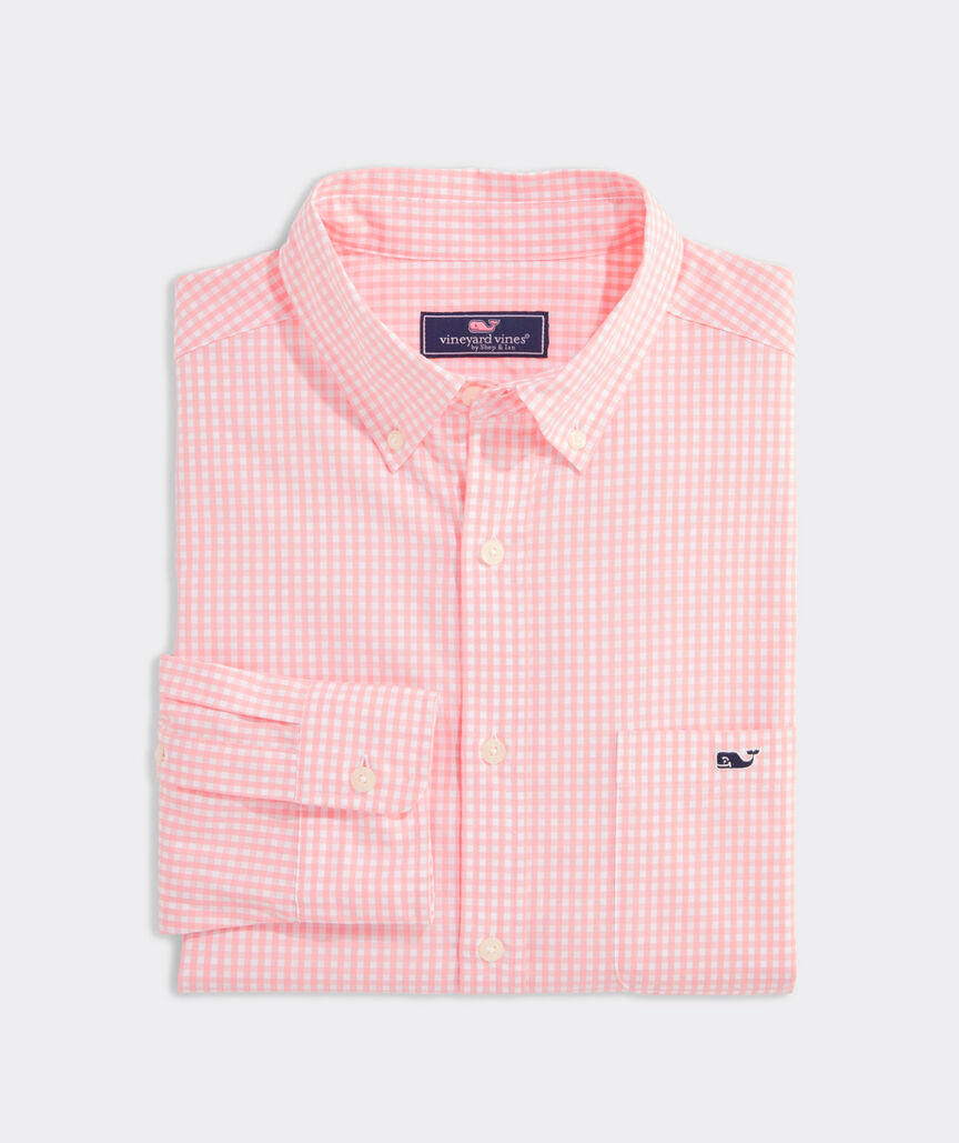 Classic Fit Cayman Plaid Poplin Shirt