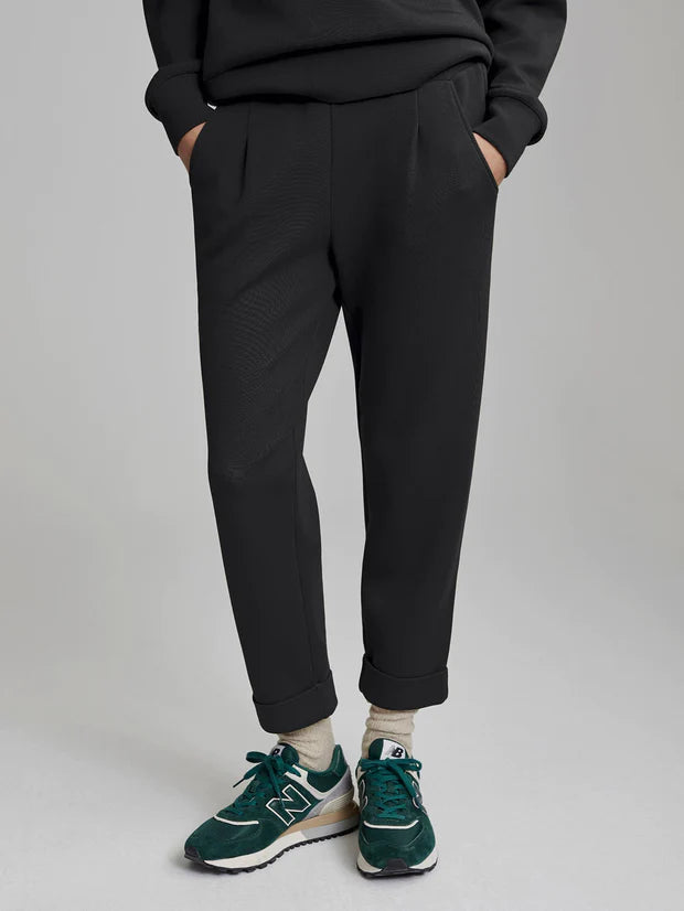 The Rolled Cuff Pant 25” - Black