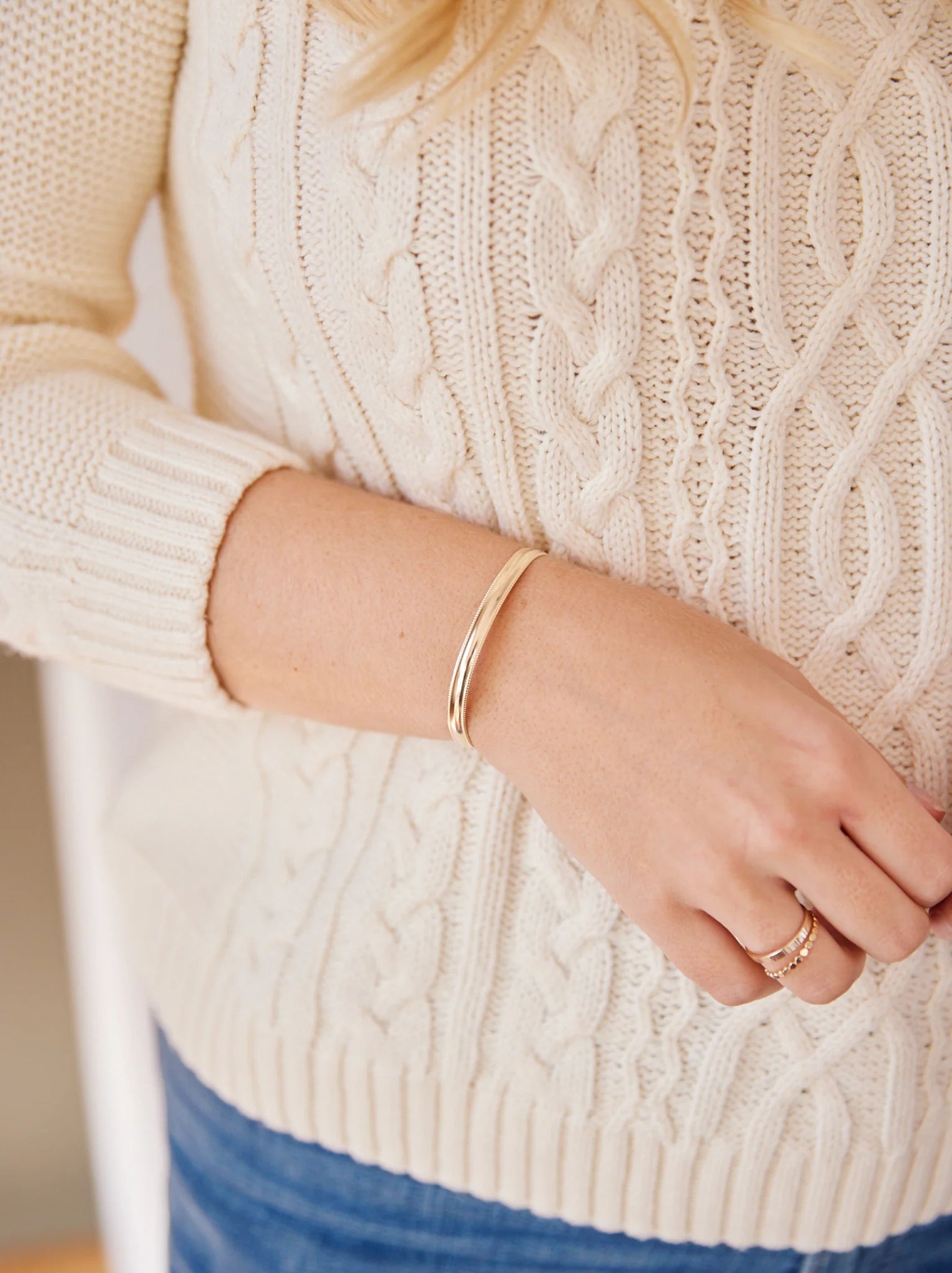 Column Cuff Bracelet