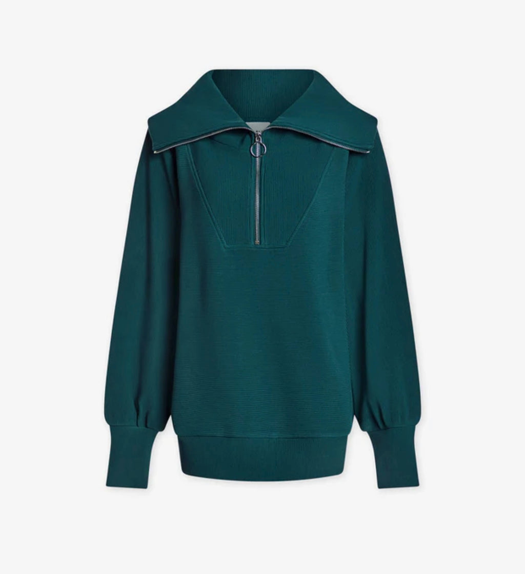 Vine Half-Zip Pullover - Conifer