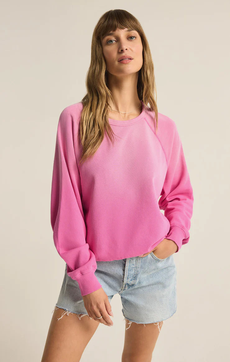 Washed Ashore Sweatshirt in Heartbreaker Pink