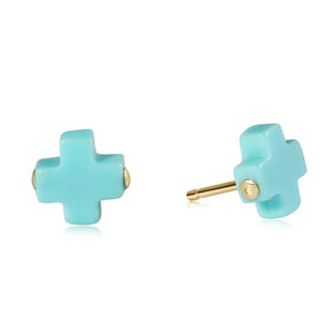 Signature Cross Stud - Assorted Colors