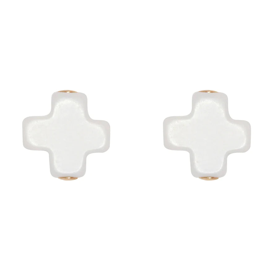 Signature Cross Stud - Assorted Colors