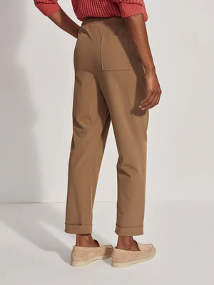 Everly Turnup Taper Pant 27.5” - Taupe Stone