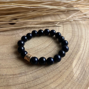 Clara Midnight Blue Stone Bracelet