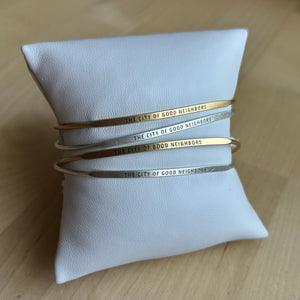 City of Good Neighbors Bangle