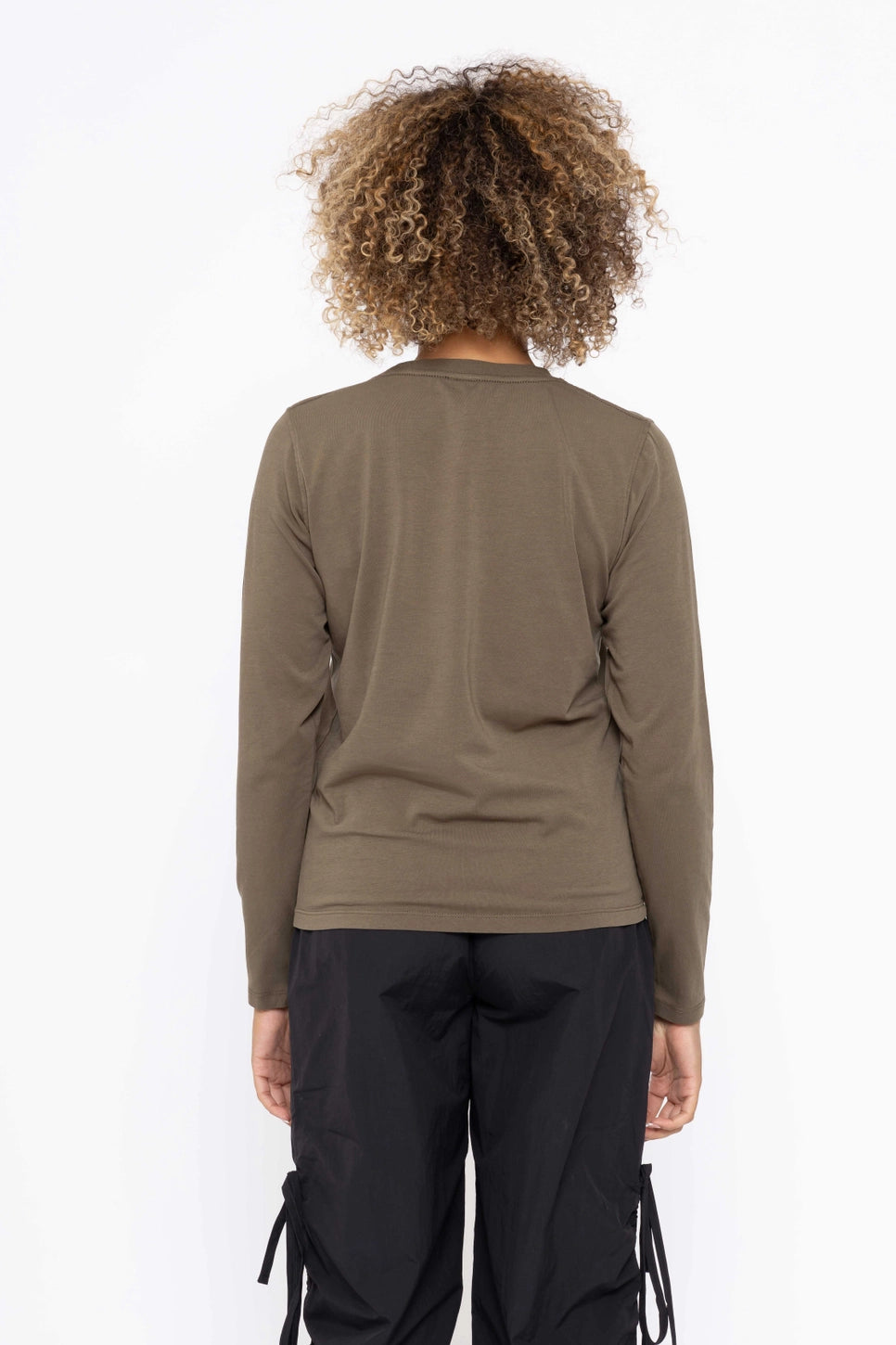 Pima Bliss Boyfriend Long Sleeve - Ivy Green