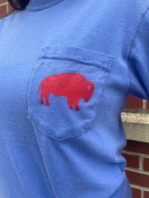 Buffalo Long Sleeve Pocket Tee