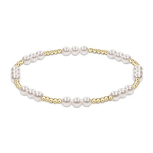 Joy Pattern Bracelet - Pearl