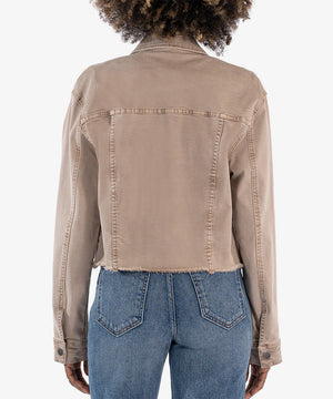 Ina Crop Jacket - Hazelnut