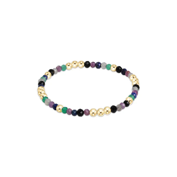 Worthy Pattern Bead Bracelet - Gemstones