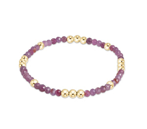 Worthy Pattern Bead Bracelet - Gemstones