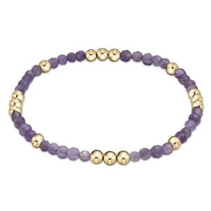 Worthy Pattern Bead Bracelet - Gemstones