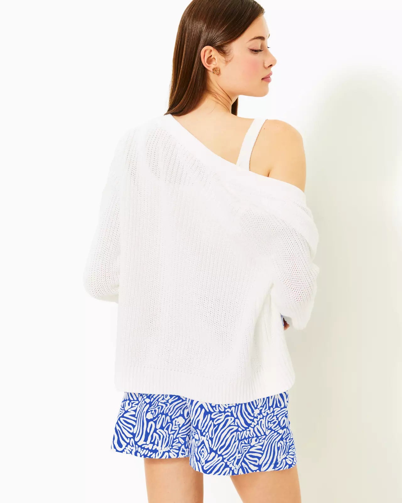 Bristow Cardigan - Resort White