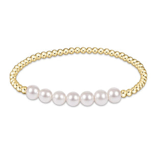 Beaded Bliss Bracelet - Pearl