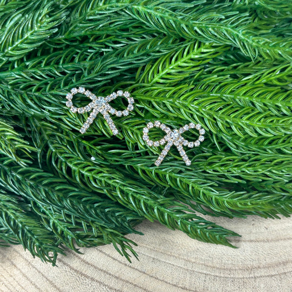 Sparkle Bow Studs