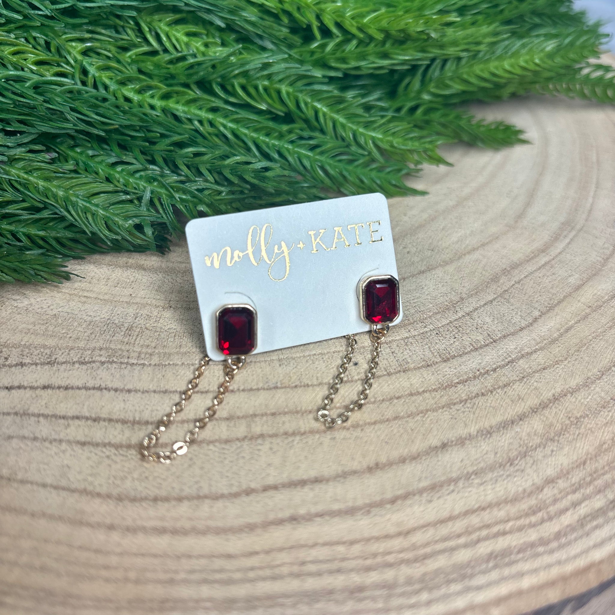 Holiday Rhinestone Studs