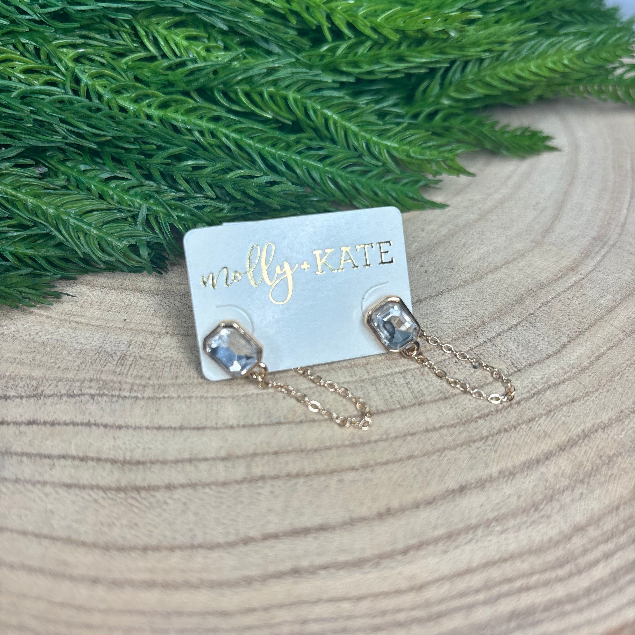 Holiday Rhinestone Studs