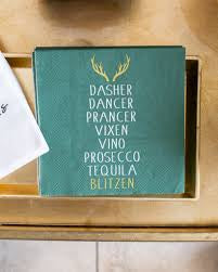 Blitzen Cocktail Napkins