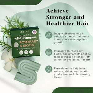 Rosemary & Biotin Volumizing Solid Shampoo