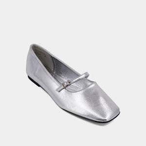 Adele Ballet Flat - Silver