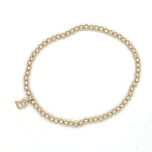 Gold Filled Initial Charm Bracelet