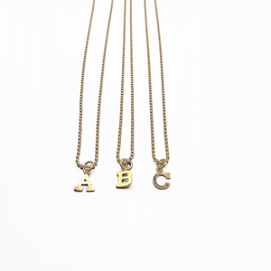 Gold Filled Baby Bliss Initial Necklace