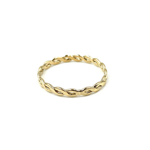 Gold Filled Woven Ring