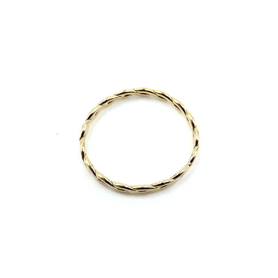 Gold Filled Woven Ring