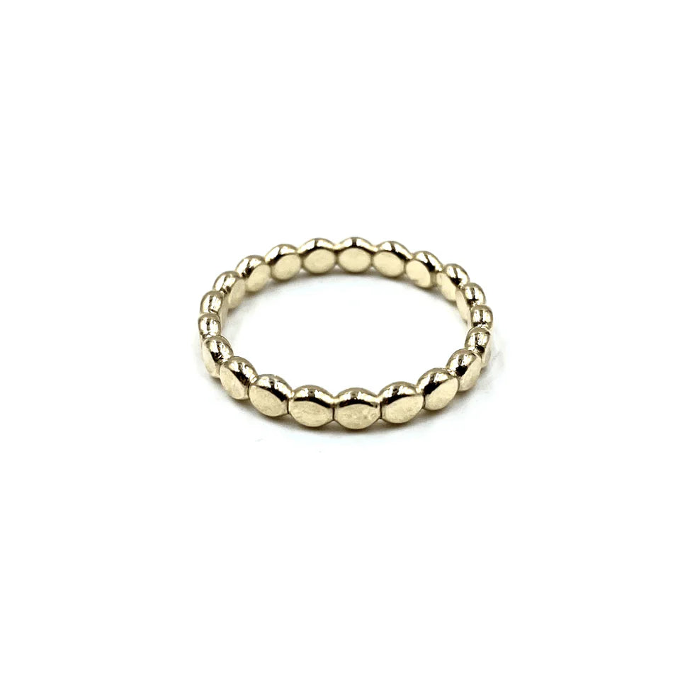 Gold Filled Flat Rock Ring