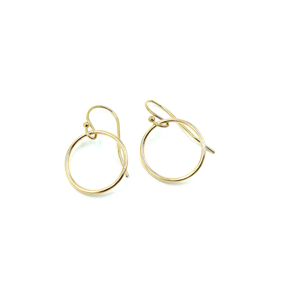 Circle of Love Gold Filled Hoop Earring