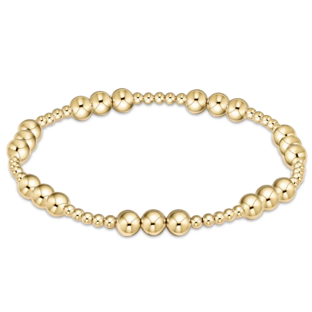 Joy Pattern Bracelet - Gold