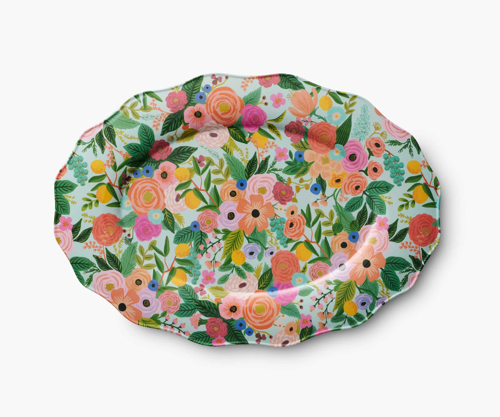 Garden Party Melamine Serving Platter