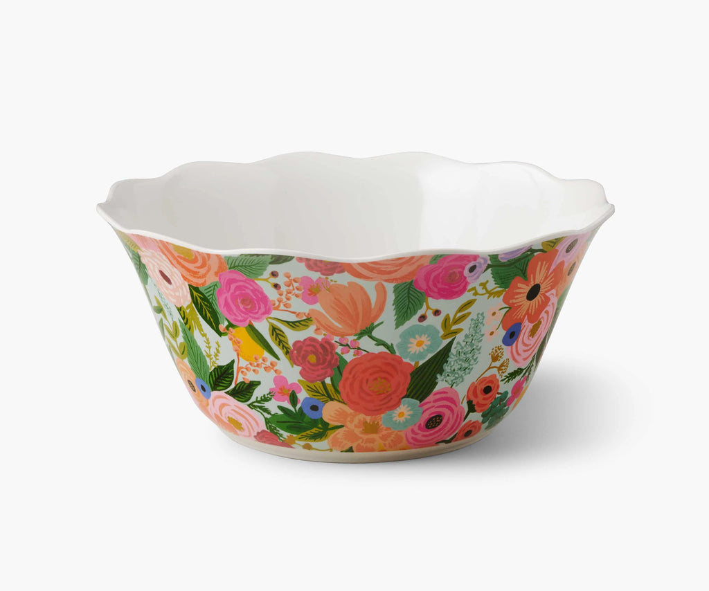 Garden Party Melamine Serving Bowl